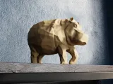 Low Poly Hippo-1