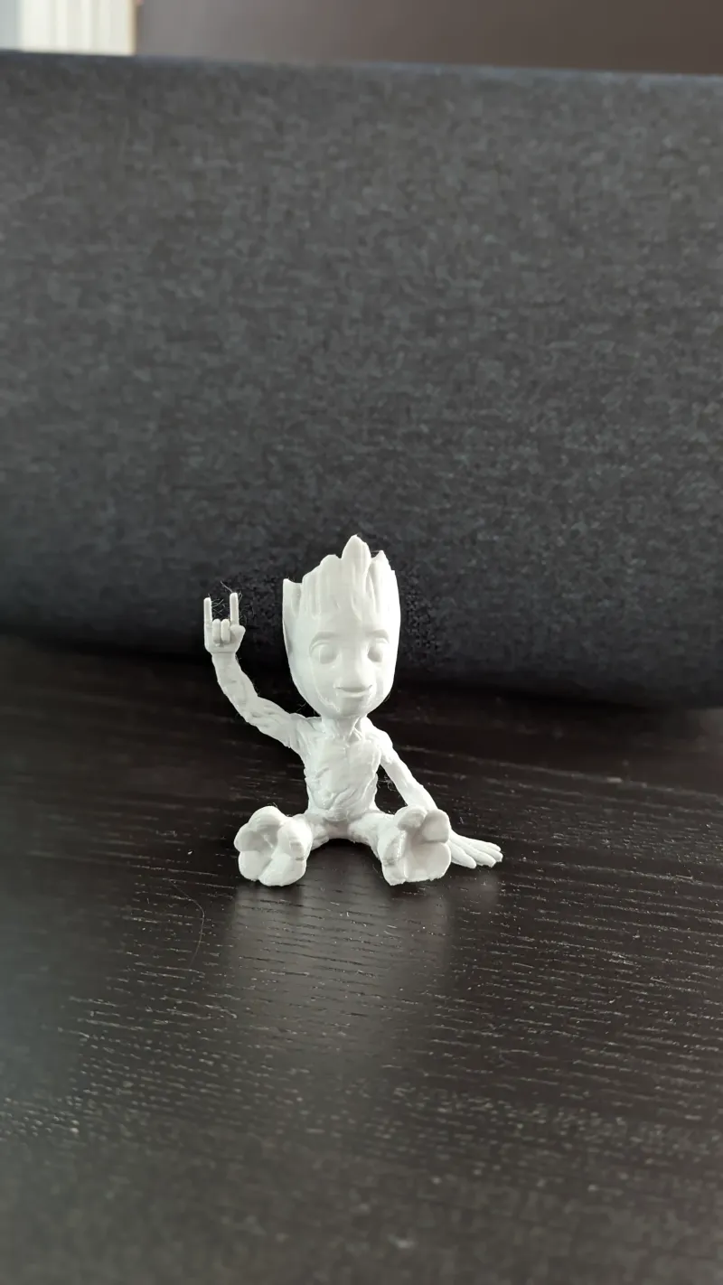 Home page module: Baby Groot (heavy metaL)
