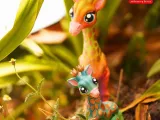CUTE GIRAFFE & BABY GIRAFFE ARTICULATED-7