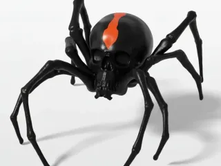BLACK WIDOW SKULL