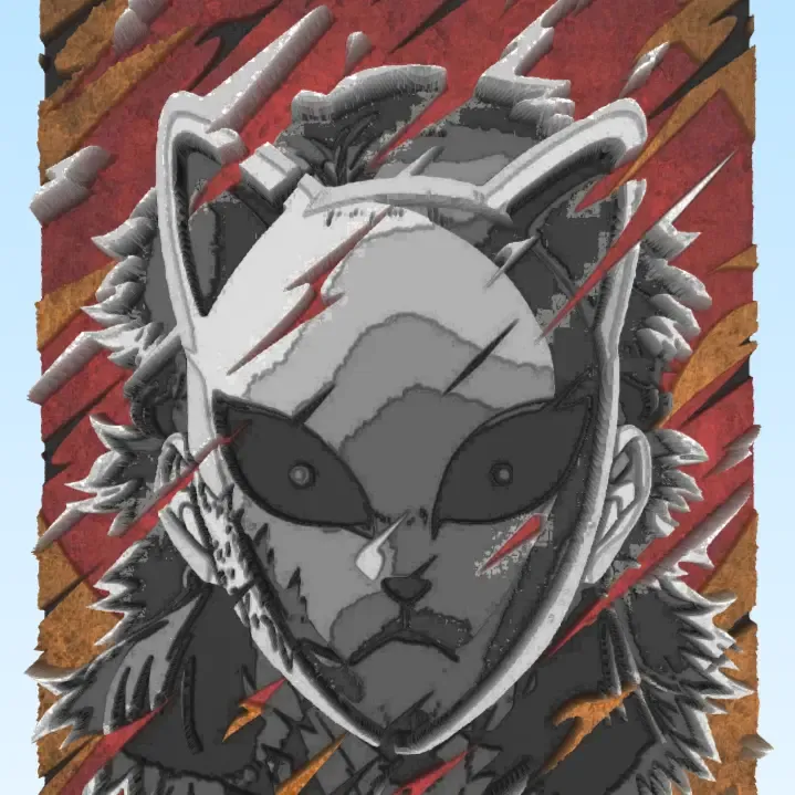 Demon Slayer 3d Art 👺