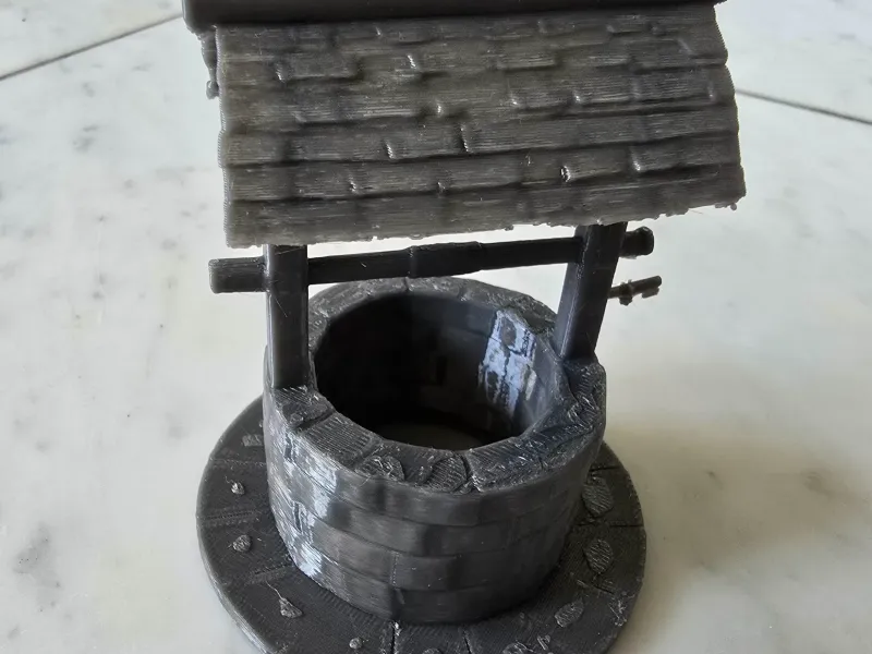 Medieval well for tabletop