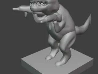 T-rex soldier