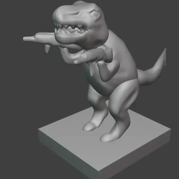 T-rex soldier