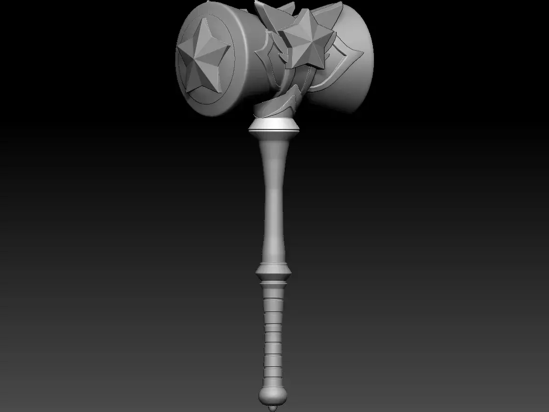 Star Guardian Poppy Hammer - REAL SIZE COSPLAY FILE