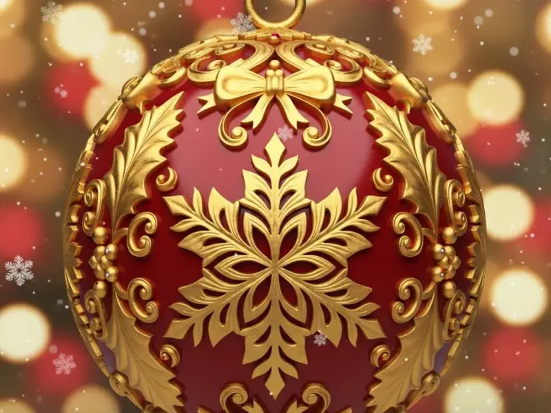 Christmas bauble/bola navideña 19