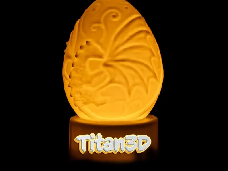 Mini Dragon Egg Tealight Lamp