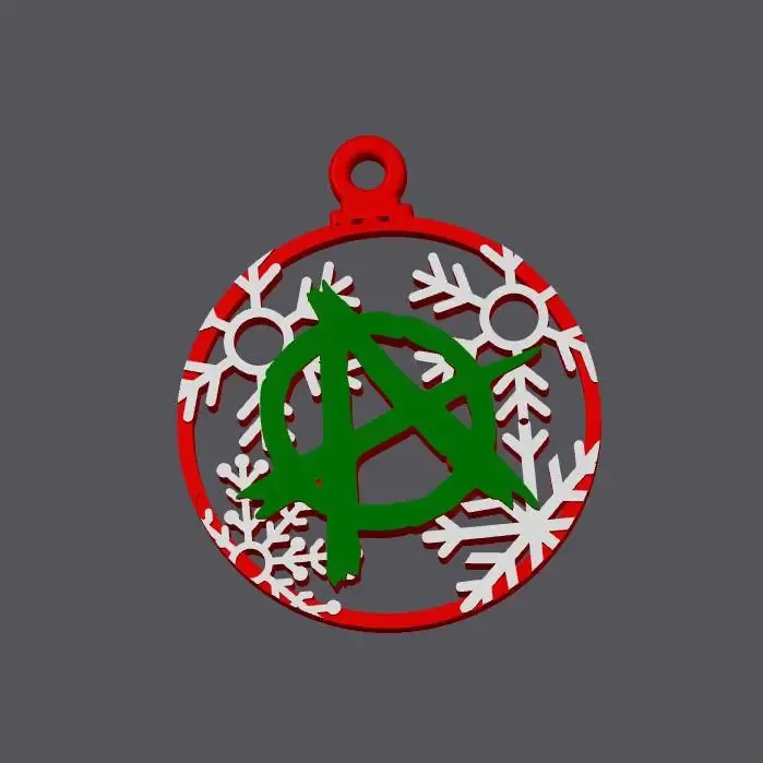 CHRISTMAS ORNAMENT - ANARCHY