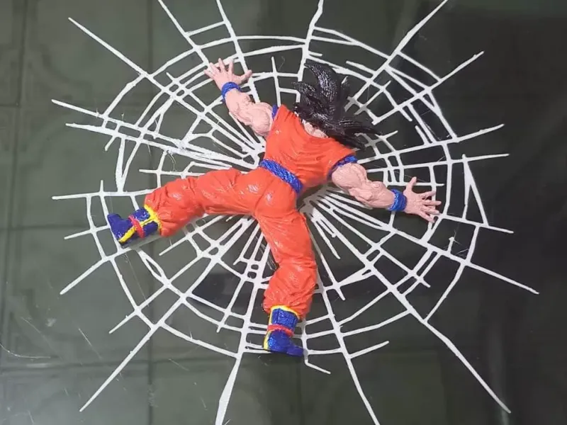 GOKU SMASHED WINDOW