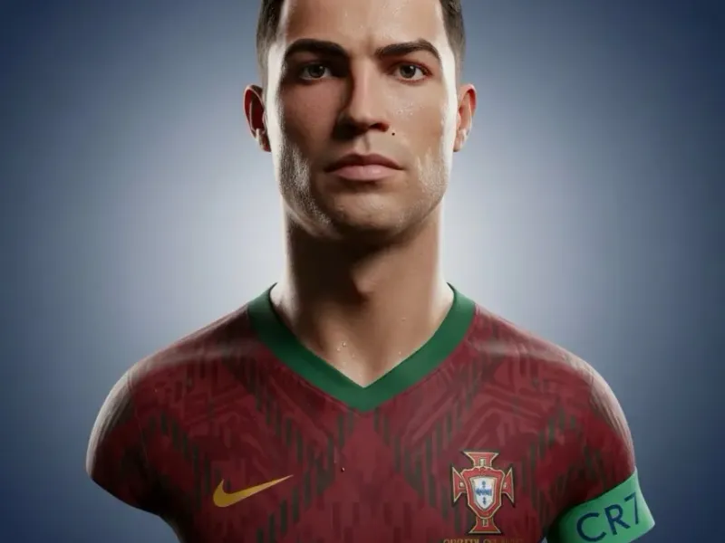 Cristiano Ronaldo Sculpture