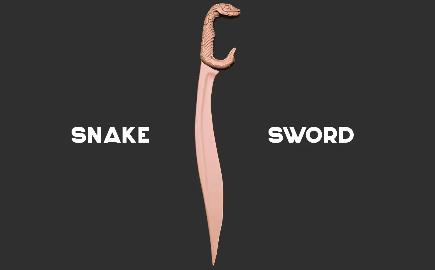 Assassin's Creed Odyssey Snake Sword 3d print model