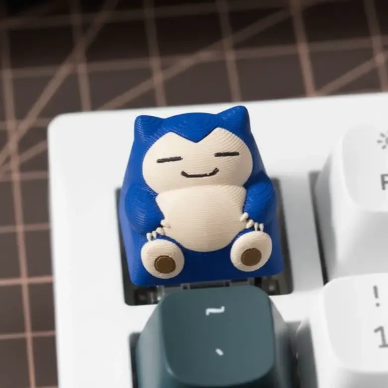 Snorlax Pokemon keycap