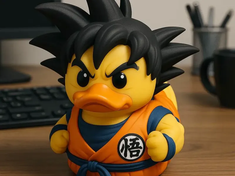 Rubber Duck - Songoku Dragon Ball model - 3d print