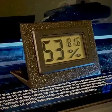 Stand for rectangular hygrometers/humidity meters