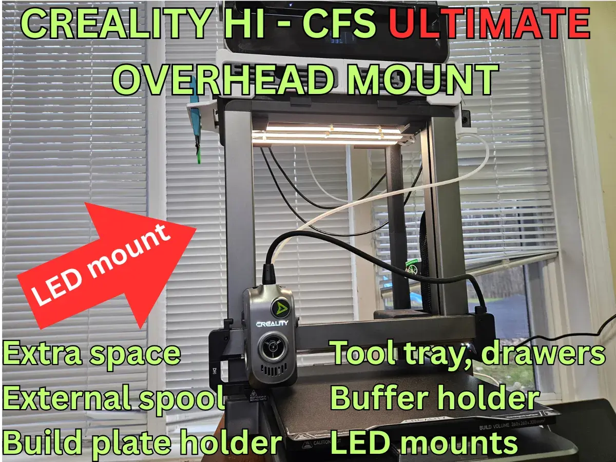 CFS OVERHEAD MOUNT - ULTIMATE FOR CREALITY HI