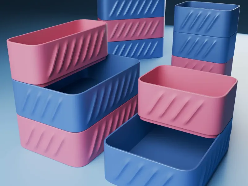 6x Stackable Boxes 😊