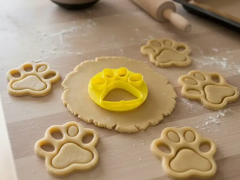 Cookie Cutter Dog Paw