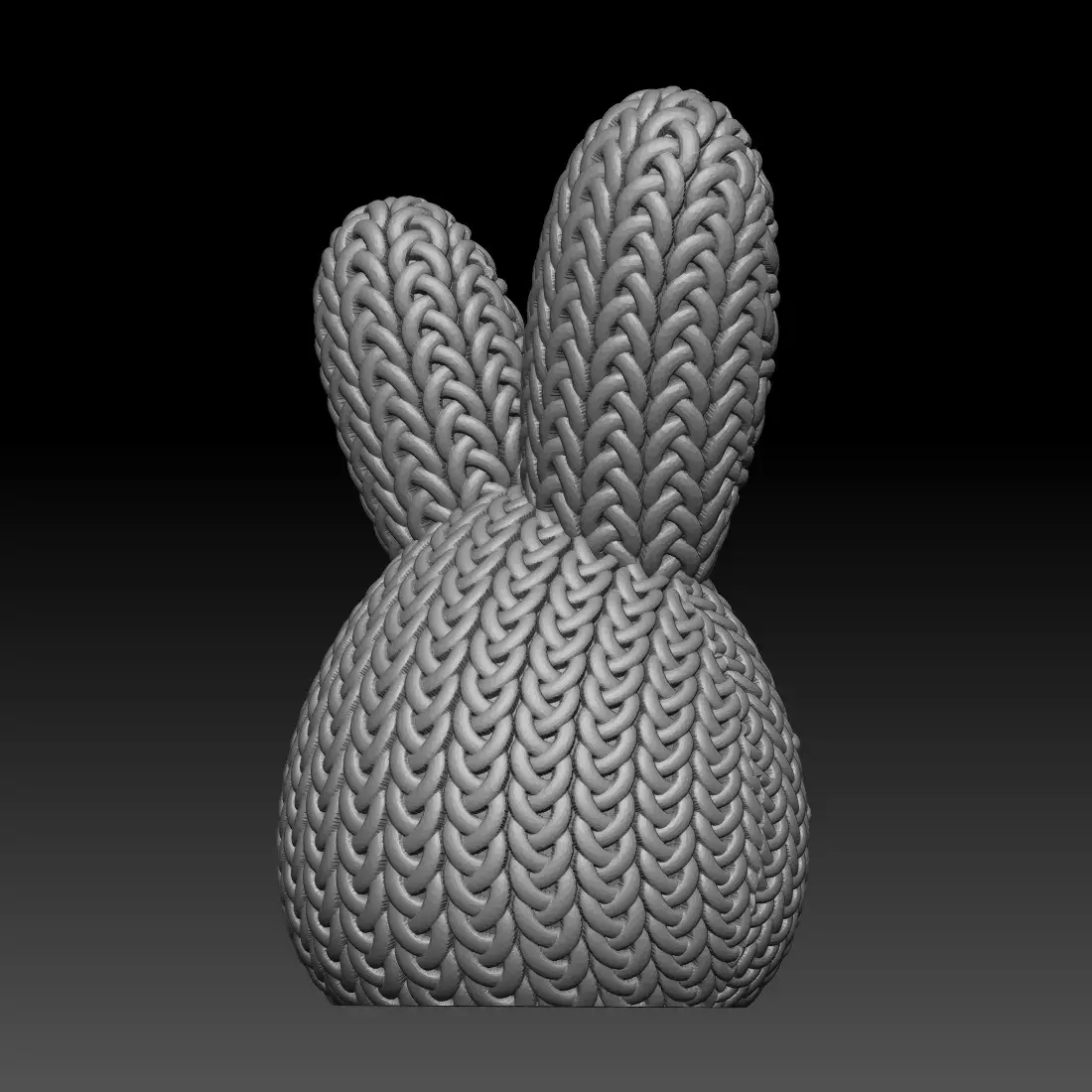 Knitted Easter Bunny