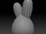 Knitted Easter Bunny-6