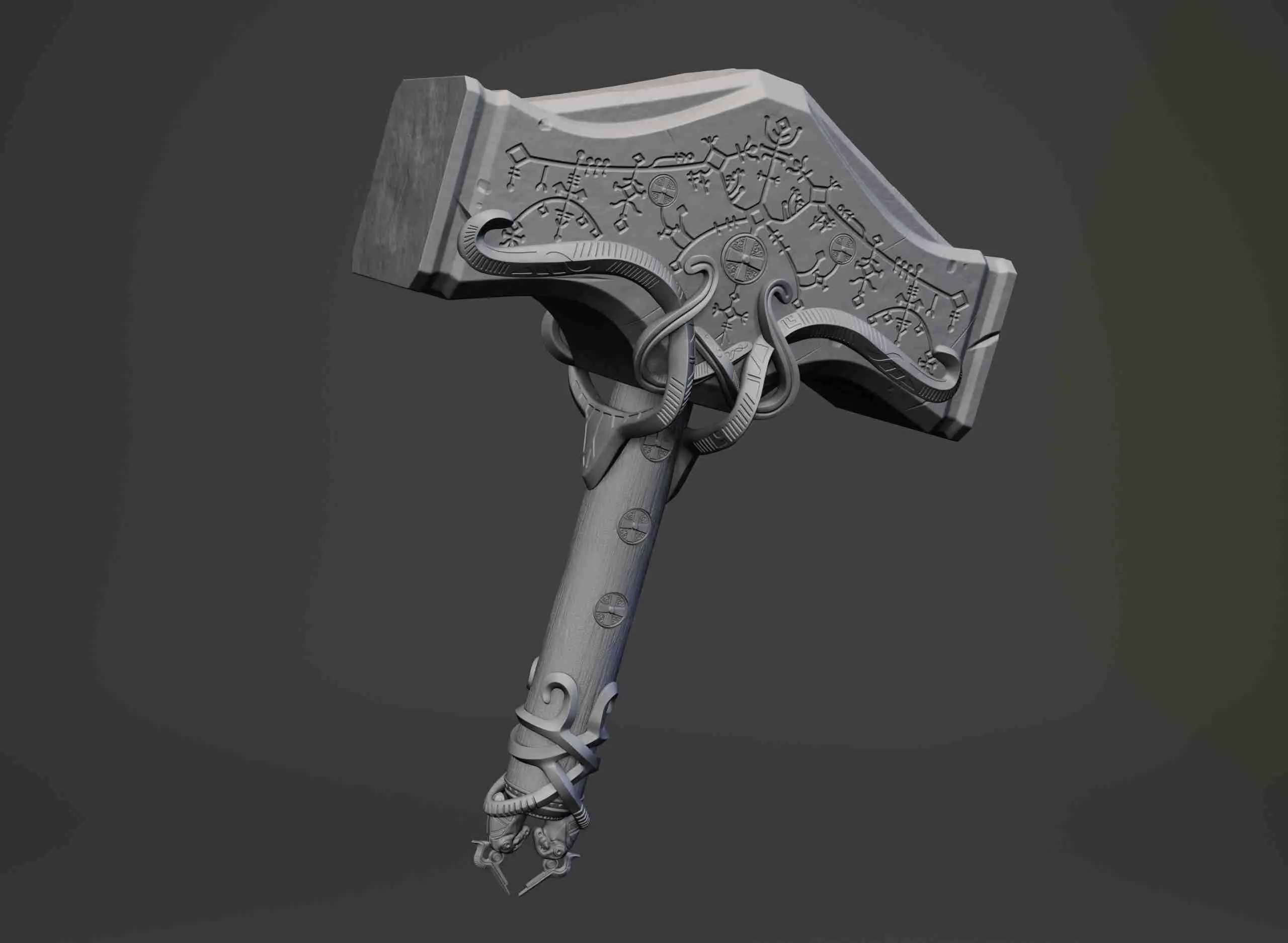 MJOLNIR - GOD OF WAR - READY TO PRINT 3D MODEL