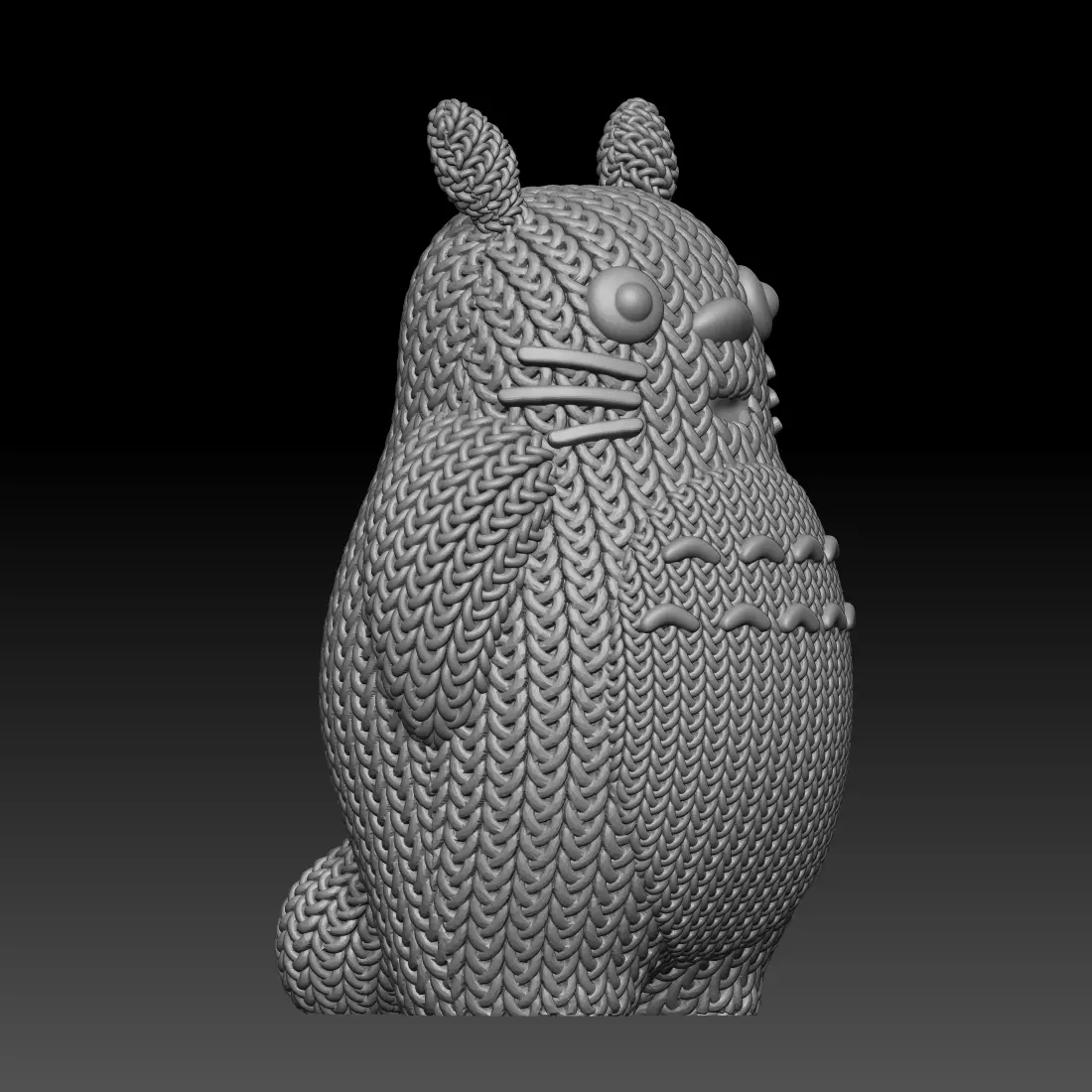 Knitted Totoro