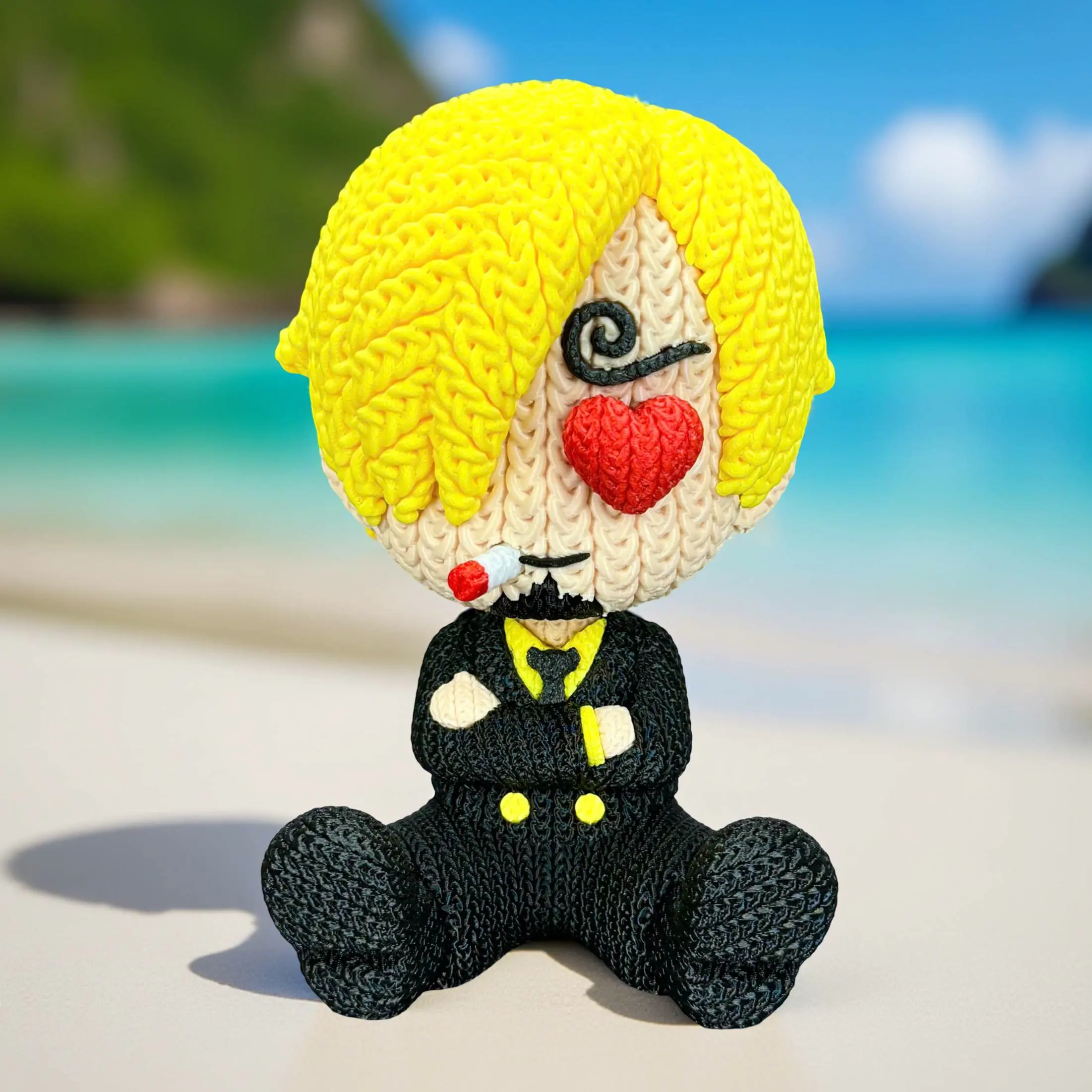 Sanji - Knitted - Crochet - One PIece - Multipart