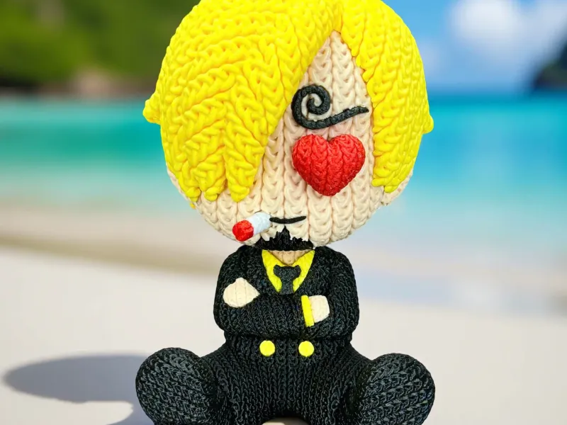 Sanji - A maglia - Uncinetto - One Piece - Multiparte