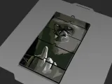 funny gorilla keychain-0