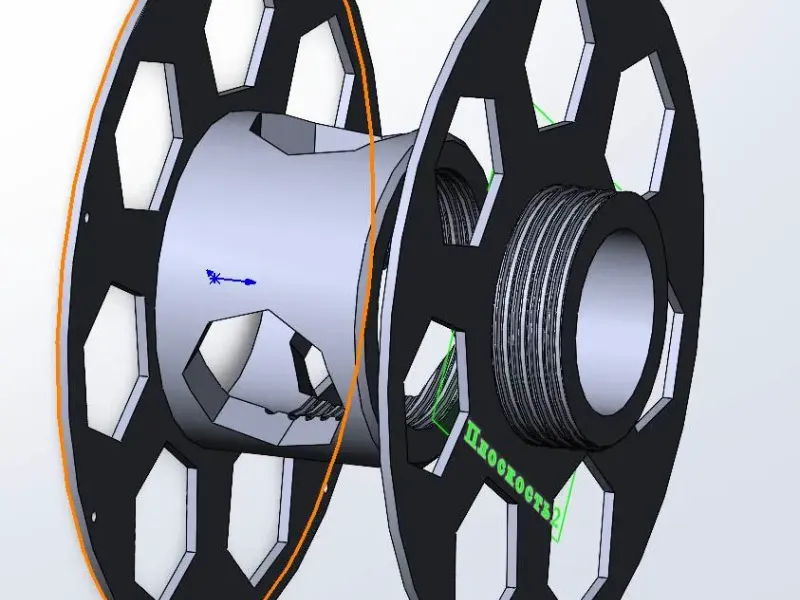 Filament spool holder