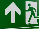 3D Printer Emergency Sign - Left Side Arrow Up-2