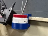 spillmaster container holder for lathe-1