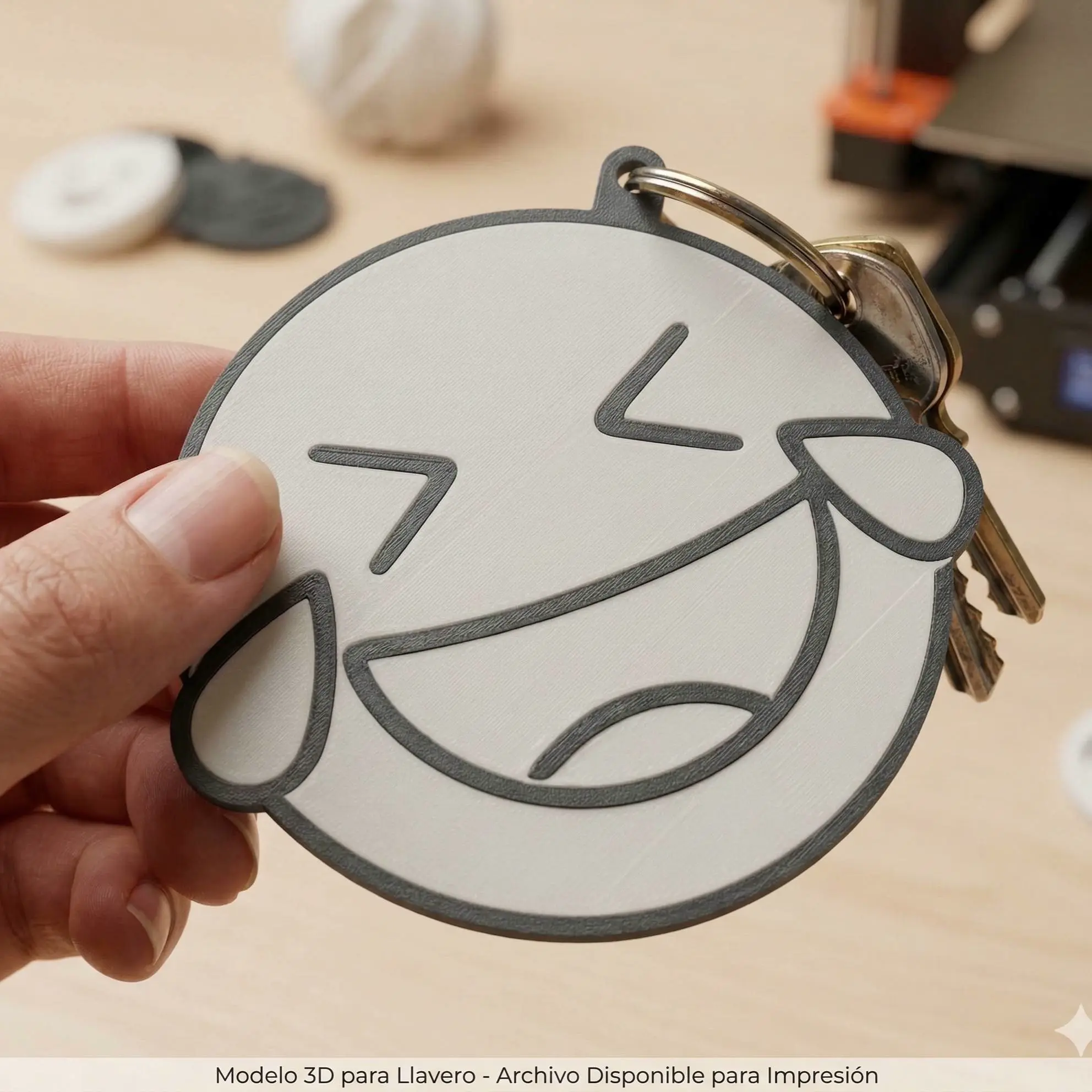 LLavero de Emojis mas Usados en el Mundo - Risa