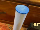 PVC pipe ends for storage of long items-1