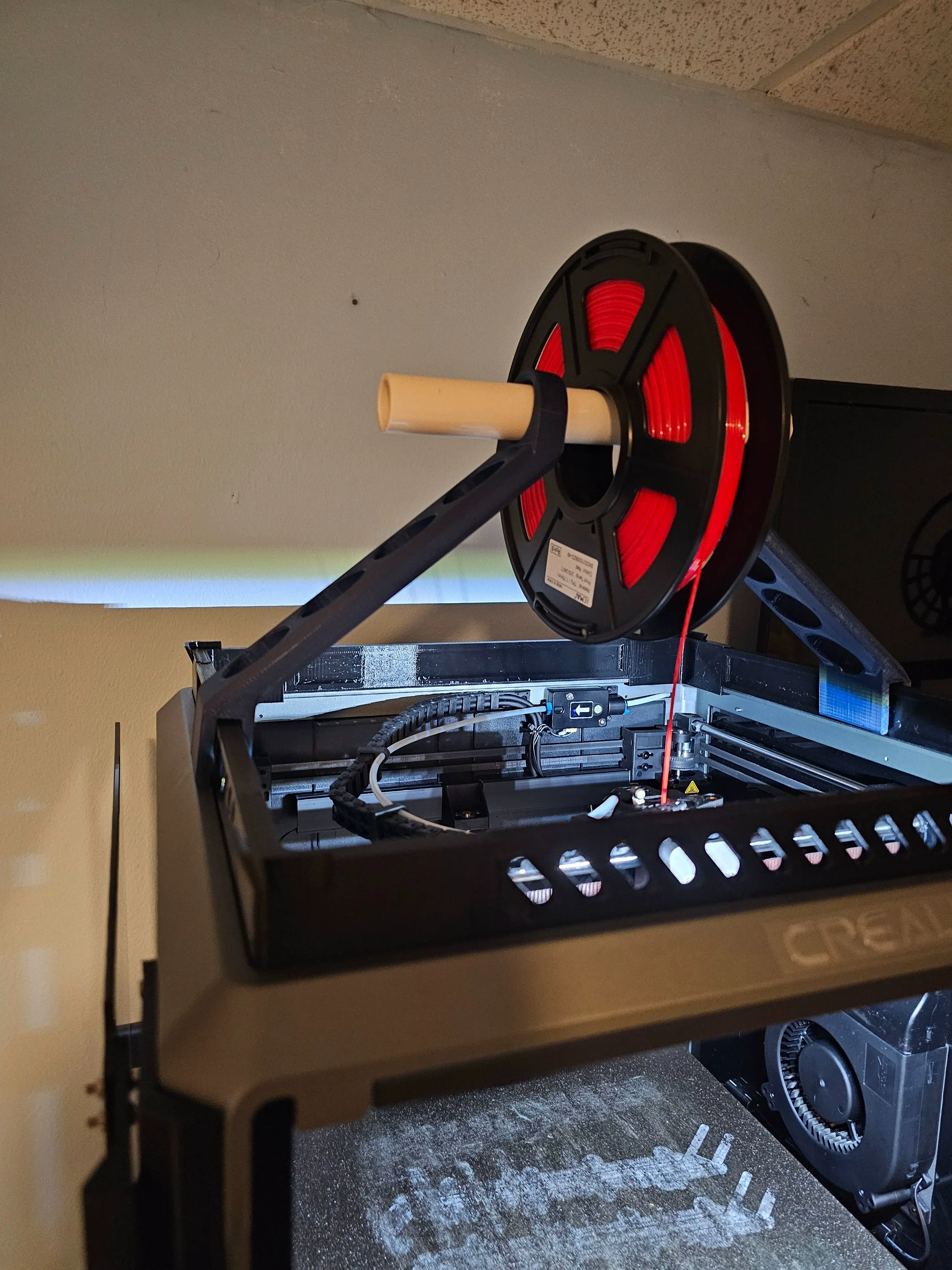 30 mm yükseltici için K1 Max üst filament tutucu