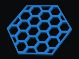 Hexagon coaster -0
