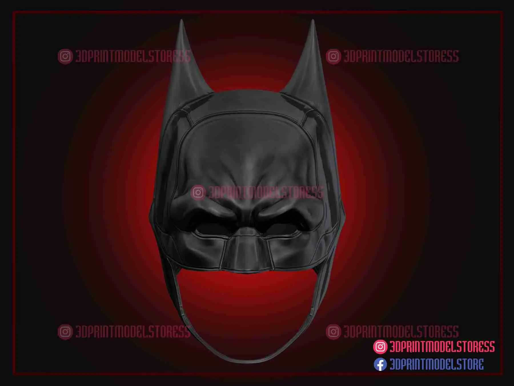 The Batman Helmet - Batman Cowl DC Comics Cosplay