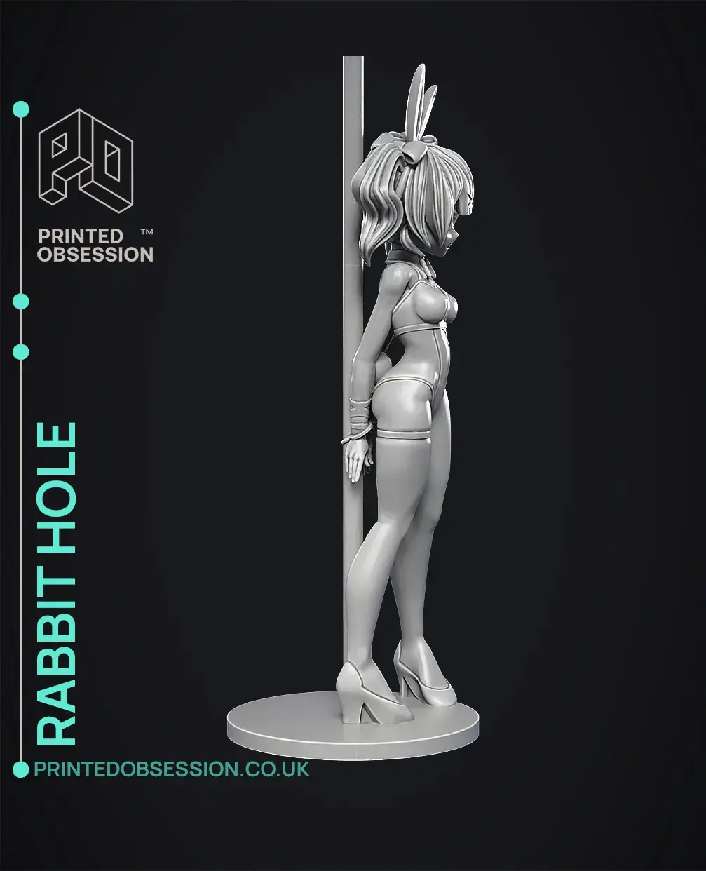 Rabbit Hole - Fan Art - Modèle imprimable en 3D Modèle imprimable en 3D gratuit