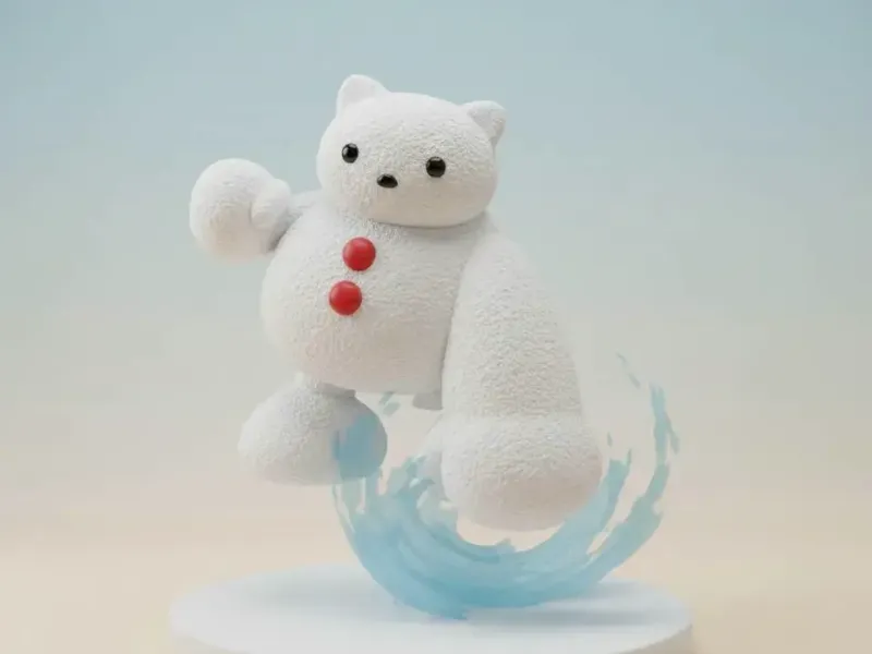 Yukidarumon Digimon Creature Model