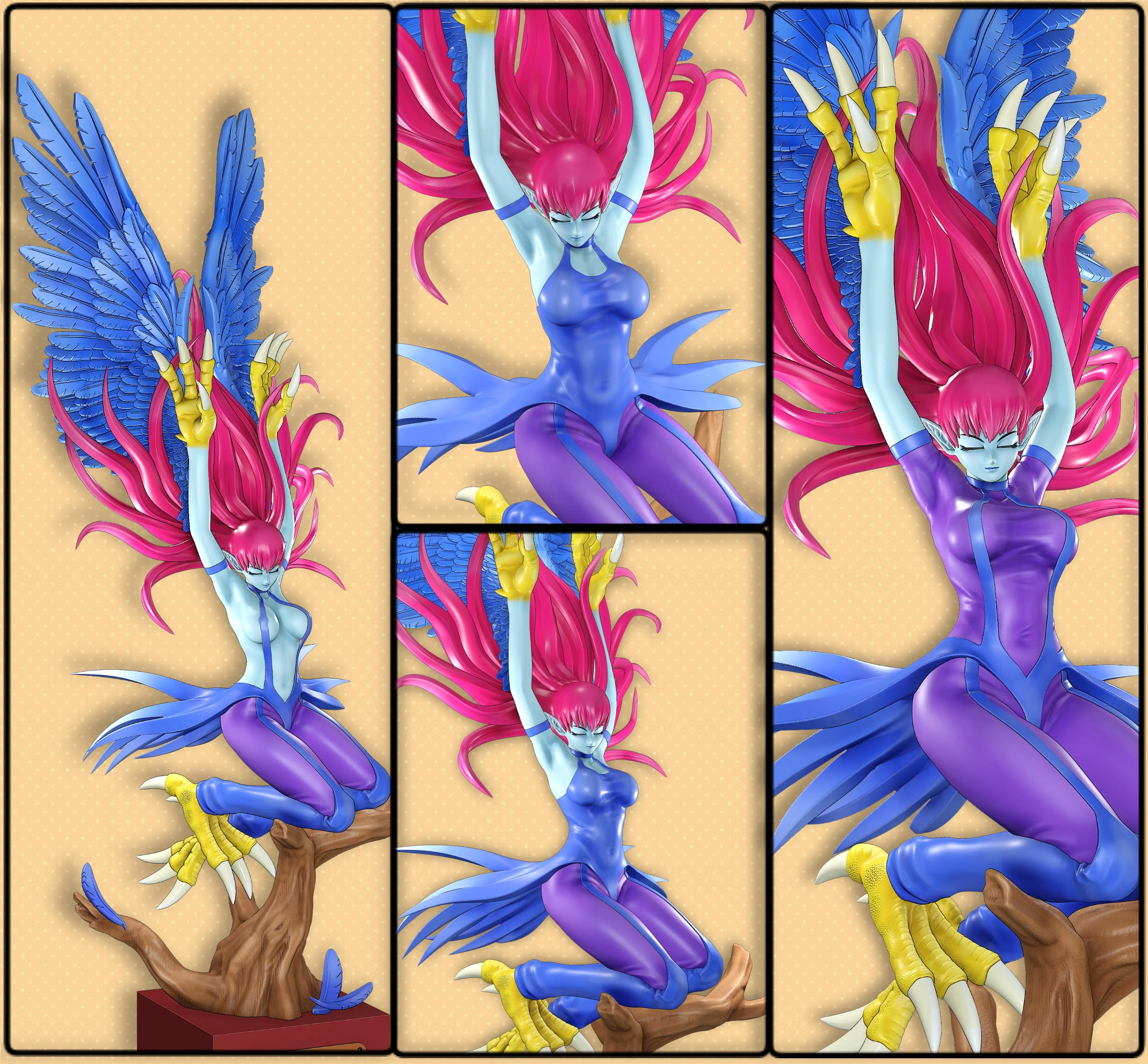 harpie lady figure - yugioh