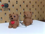 Teddy Knitted Keychain-5