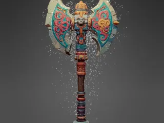 Fantasy Battleaxe