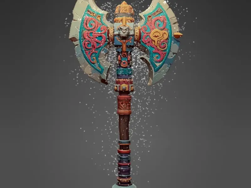 Fantasy Battleaxe