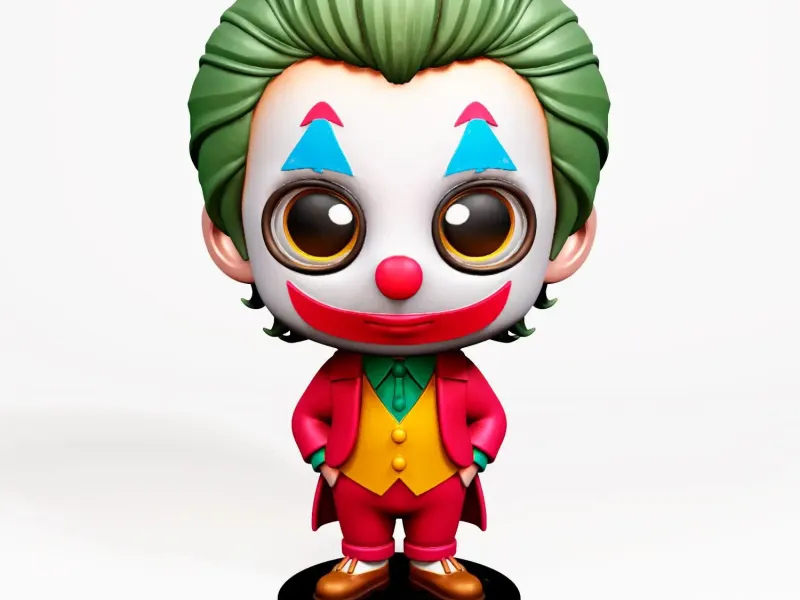 Joker Chibi - Joaquin Phoenix 3d printing