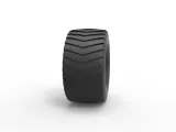 Pulling truck tire 1 Scale 1:10-2