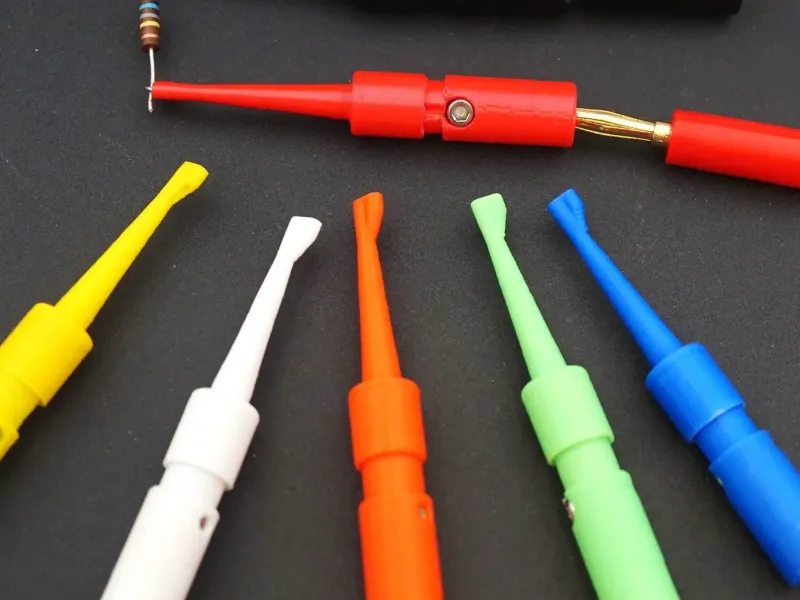 Sonda de pinza eléctrica con conector banana (4mm)