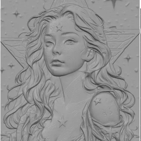 Stellara Bloom - relief sculpture