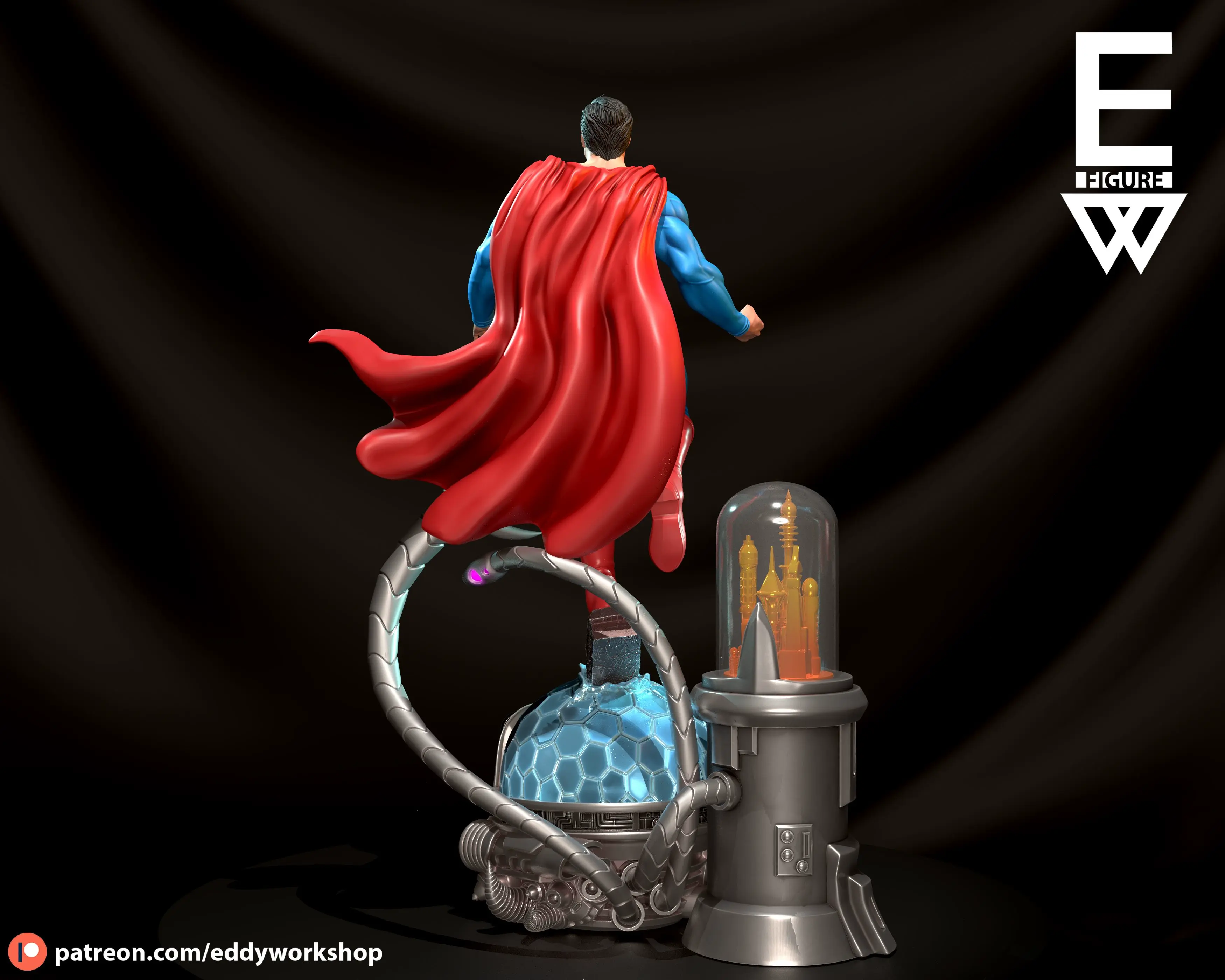 SUPERMAN - STL 3D LISTO PARA IMPRIMIR