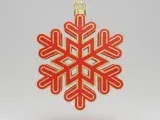 Floco de neve decoração 2-1