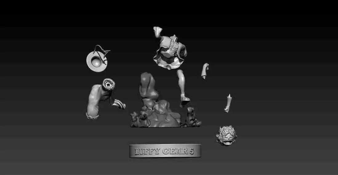 Luffy gear 5 - Nika - One piece - Impressão 3D