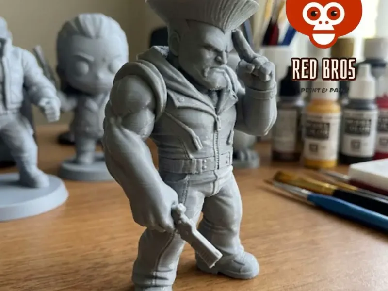 ¡Sonic Boom en miniatura! – Guile Chibi Street Fighter 6